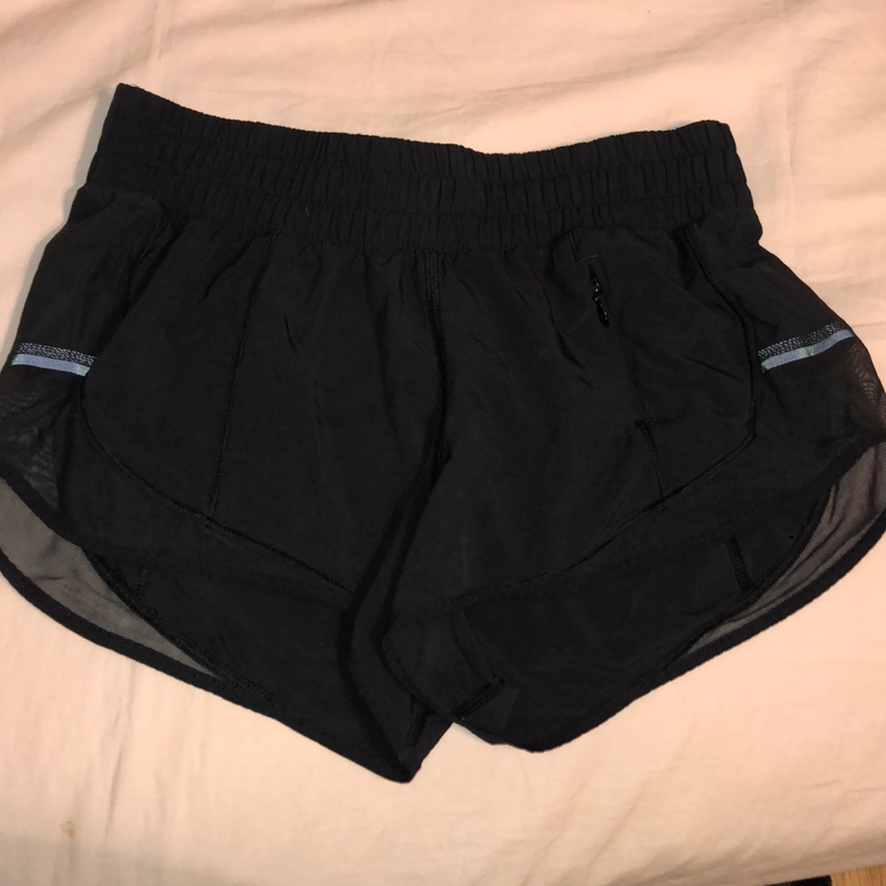 lulu lemon athletica black shorts